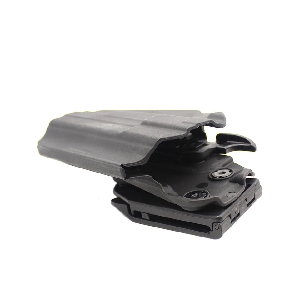 Gun Glock Holster Tactical Universal Black ABS Material Fit for Glock 17,18C,20,21,22,37 H&K 45 P30L VP40