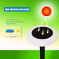 Solar Powered LED Ground Plug Light Color Gradient Waterproof Garden Landscape Lawn Lamp Outdoor Landscape Lighting Lamp