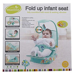 Mastela Fold Up Infant Seat + Toys