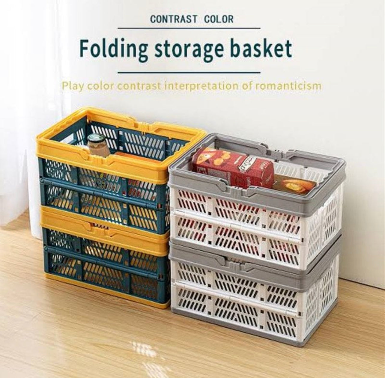 Collapsable Plastic Drawer Organiser