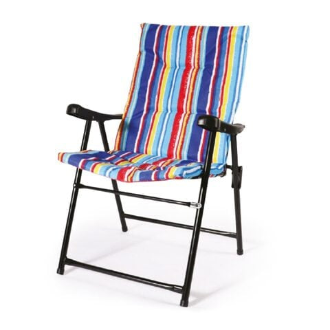 Foldable Luxury Striped Chair