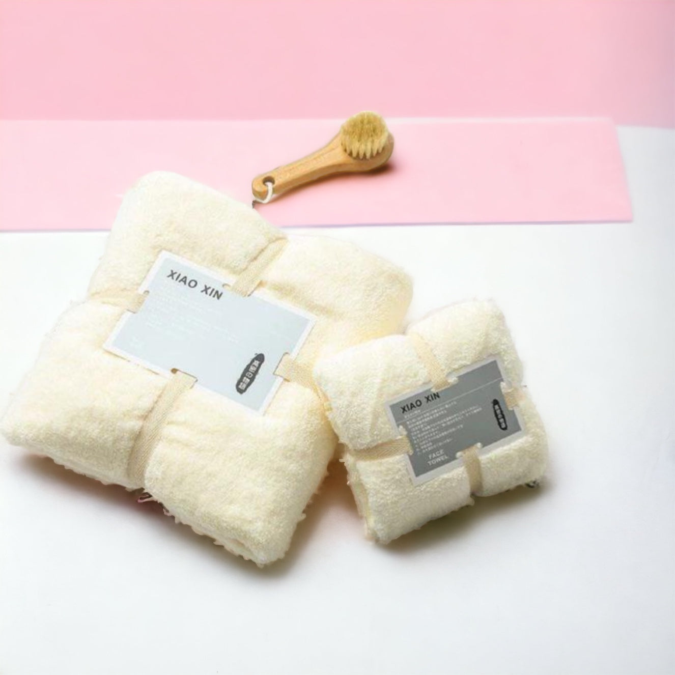 Bath Towel and Hand Towel 2 Pcs Gift set Coral Fleece