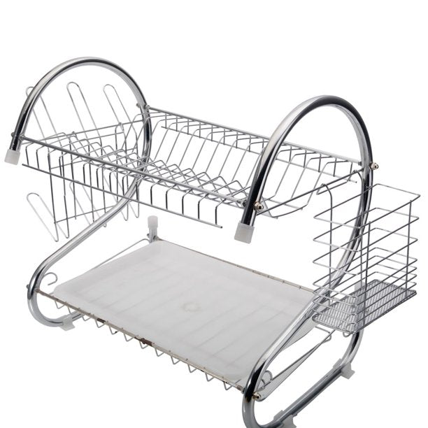 Dish Rack With Clear Tray