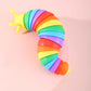 Toy Fidget Slug Sensory Flexible Desk Stress Relief Caterpillar Toy