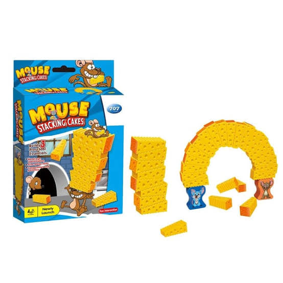 Game Toy Mouse Cake Stacking Balancing Games For Kids