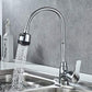 Kicthen Fexible Spout, 2 Funtion Sink Tap, Chrome