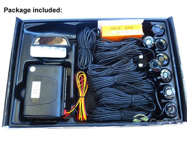 6 Sensor Rover Parking Sensor System with 6 Sensors& Screen – Megamall Online Store