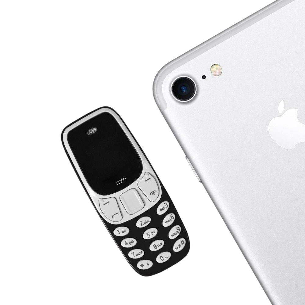 Mini Mobile Phone 2 Nano Sim Slot, 1 Micro SD Slot 68mm x 28 x 12