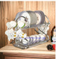 Dish Rack With Clear Tray