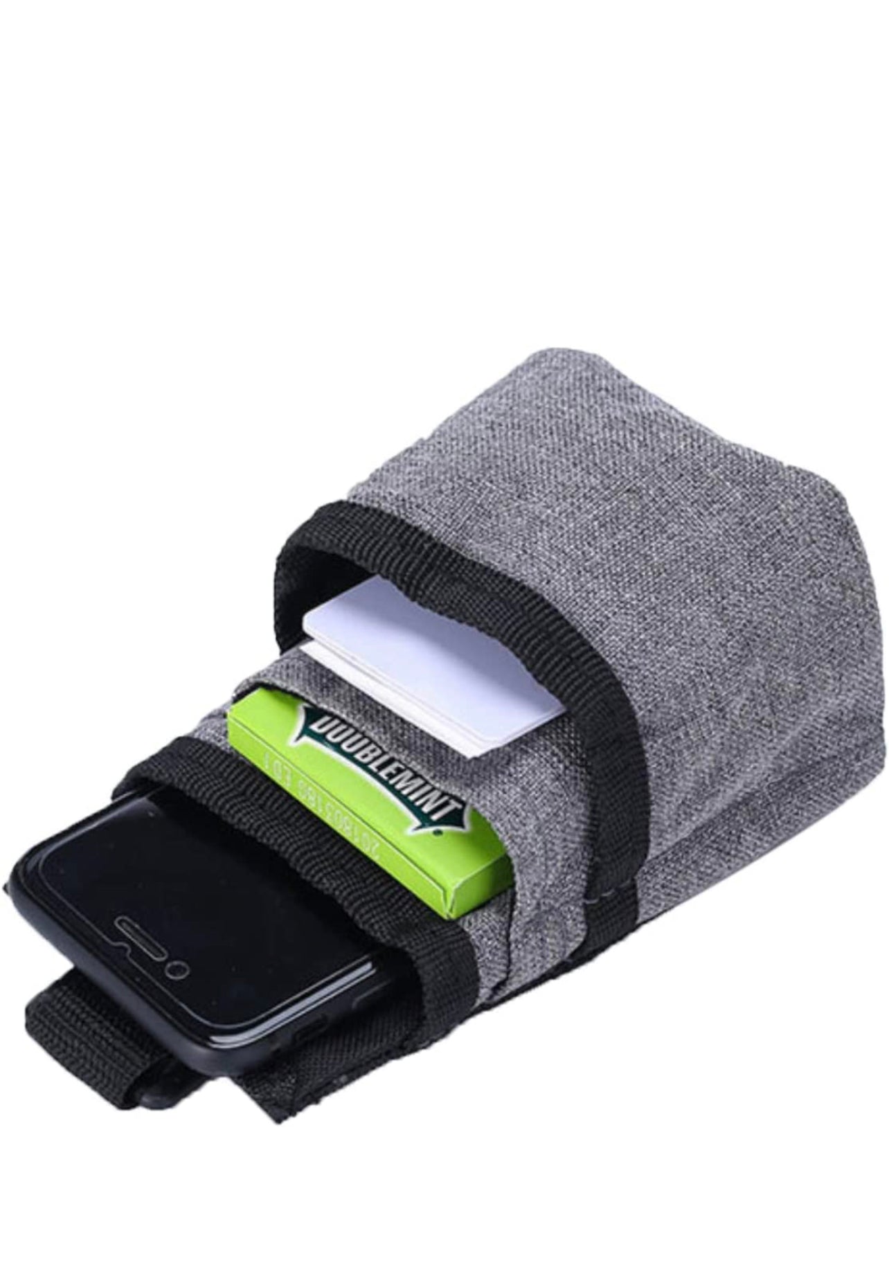 Air Vent Car Pocket Caddy Organizer Holder with Charging Port for Phone,Cell Phone,Pencil,Charger (Gray