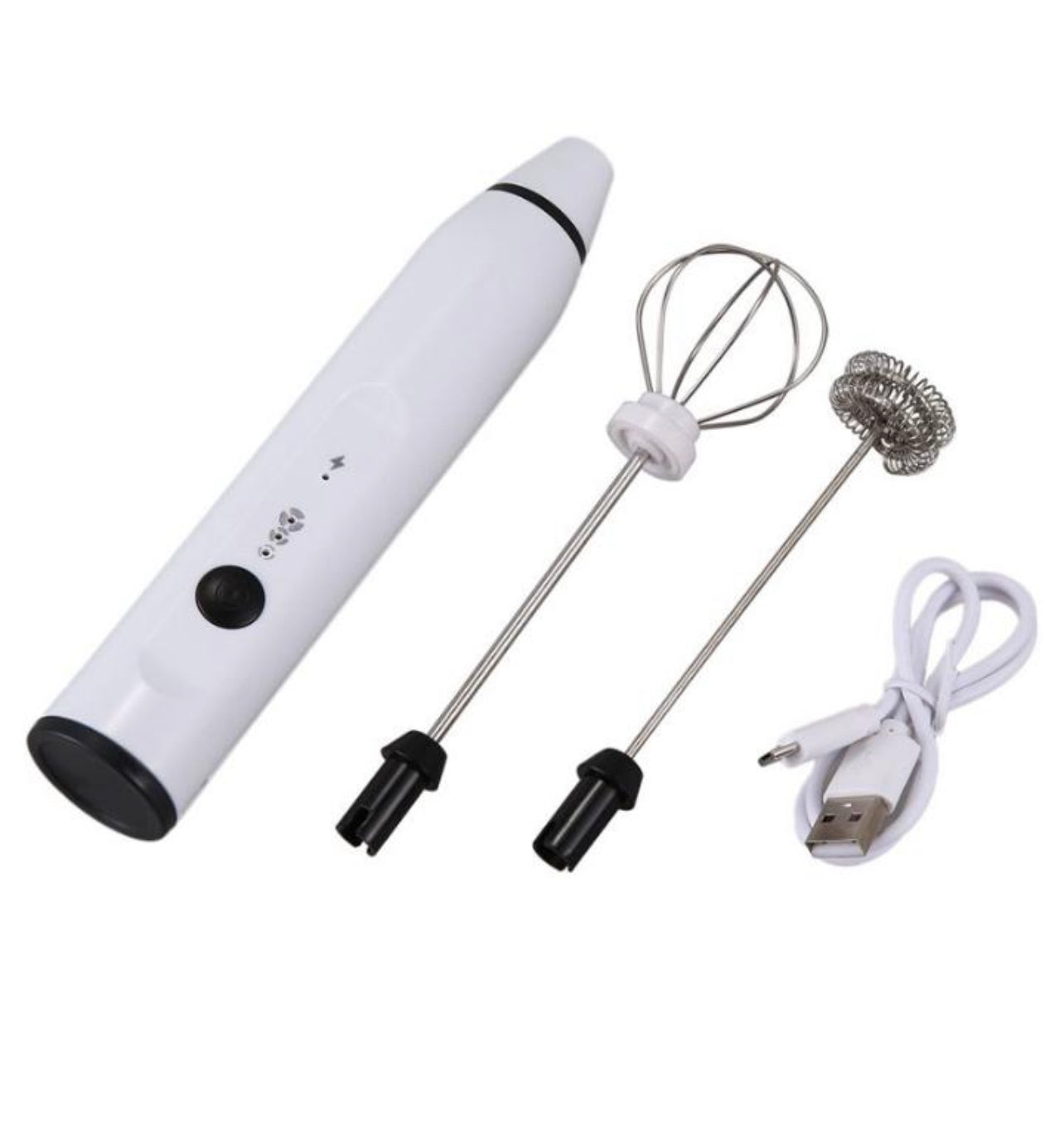 Milk Frother Rechargeable 2-1