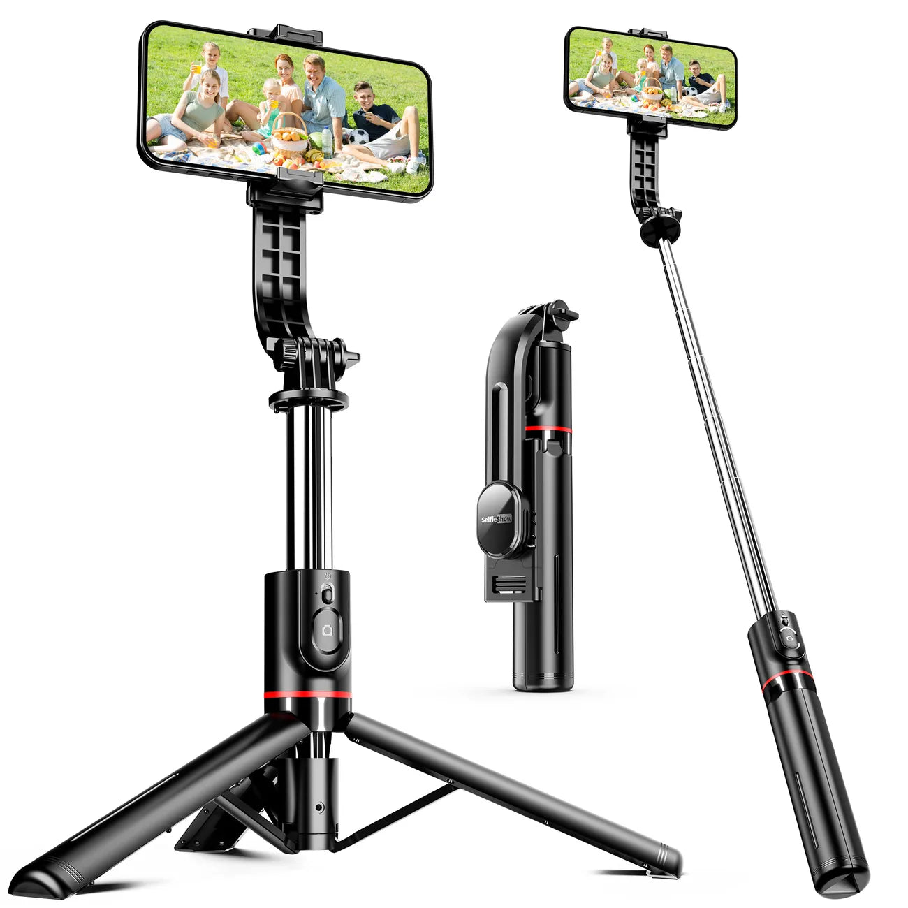 Mtech Pro Selfie Tripod Stick , Bluetooth compatible
