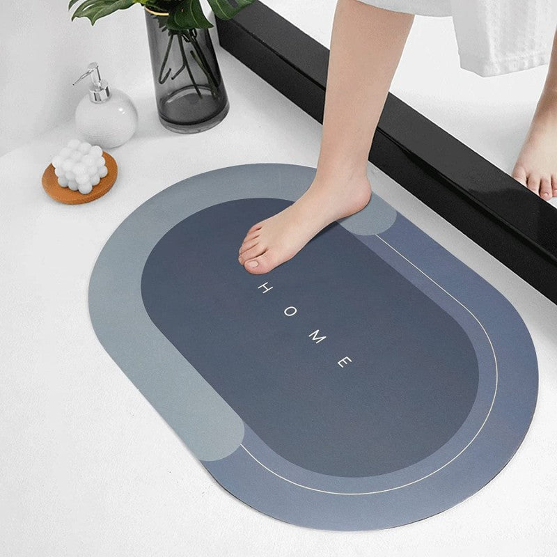 Bath Mat Water Absorbent Non-Slip, Water Absorbent Bath Carpet For Bathroom, Shower Room, Tub, Entryway, Kitchen, Sink