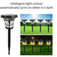 Solar Powered With Sensor 40White LED + 4RGB