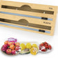 2 in 1 Wooden Foil And Wrap Organizer And Cutter