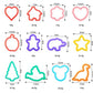 Sandwich-Cookie Cutter Set 12 pc