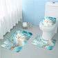 Bathroom Rugs Set 3 Piece Beautiful 3D