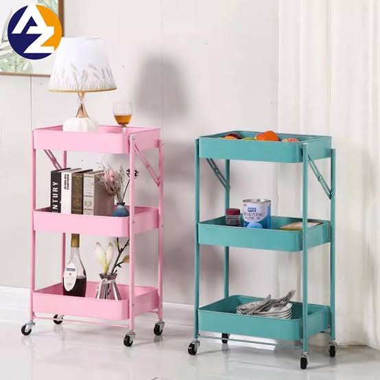 Trolley Cart 3Tier with Wheels – Megamall Online Store