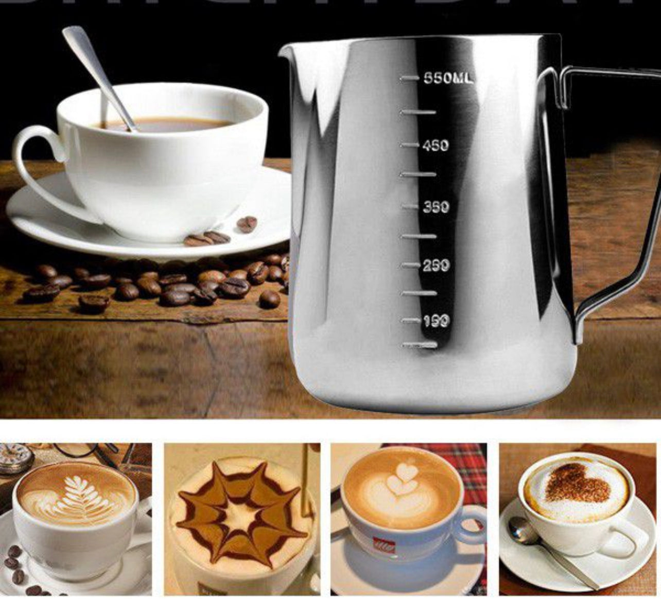 Milk Frothing Pitcher 550ml St/St