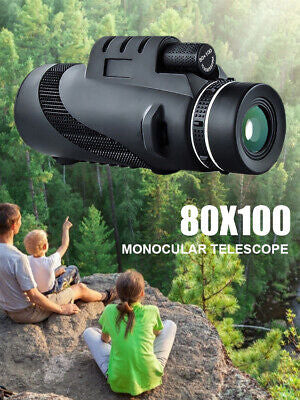 Monocular Telescope High Power Prism Monocular HD Dual 80x100