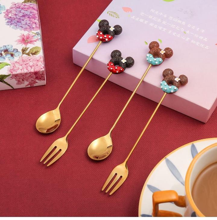 Mickey Mouse Themed Cutlery Set 4pc