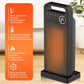 Portable Indoor Fan Heater with Temperature Display Electric Room Heater with 3 Modes Thermostat Heater Energy Saving
