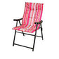 Foldable Luxury Striped Chair