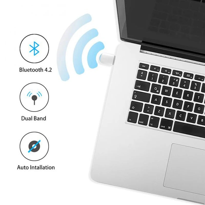 USB Ethernet Dual Band 2.4G 5G Mini Network WiFi Adapter Wifi Dongle Bluetooth Receiver Network Card