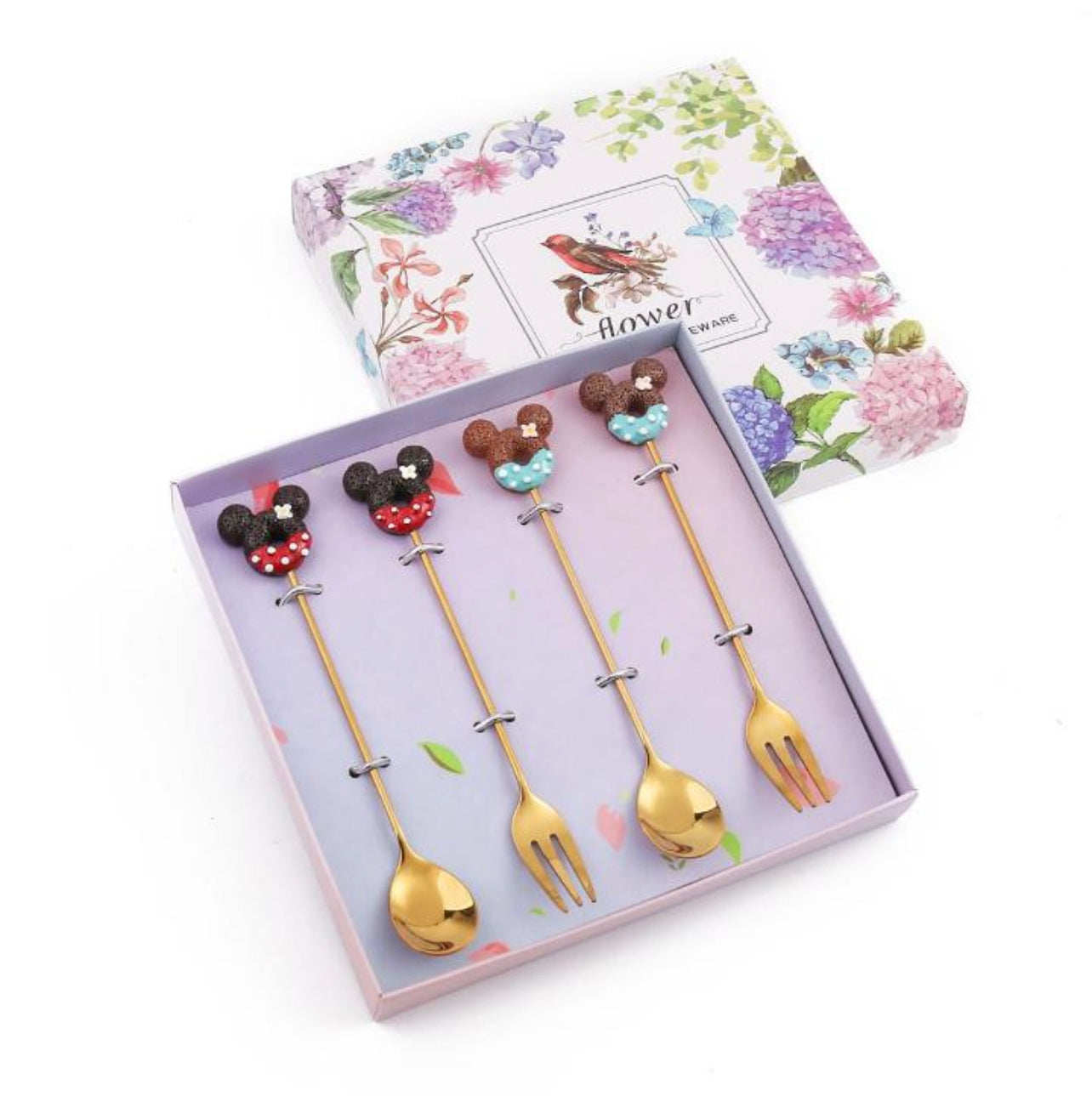 Mickey Mouse Themed Cutlery Set 4pc