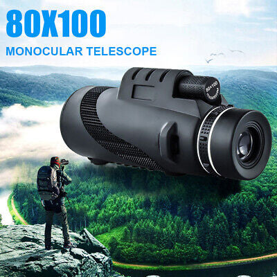 Monocular Telescope High Power Prism Monocular HD Dual 80x100