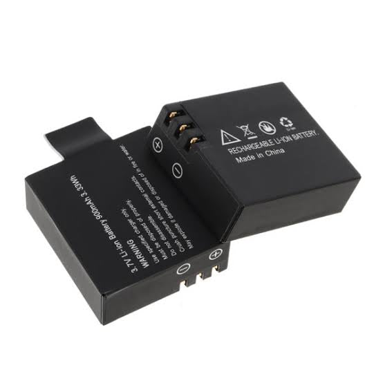Vhbw 3 Batterie Al Litio Compatibili Con Action Cam SJ4000 – 900mAh Con Infochip, Sostituiscono SJ4000B - 2