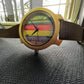 Women’s Luxury Wood Dial/Leather Strap Watch