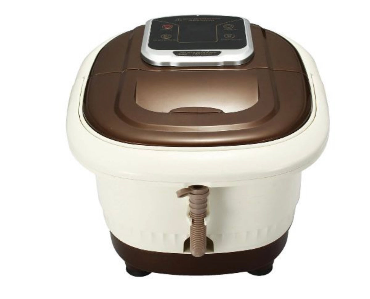 Foot Bath Electric Massager Heat Bubble Vibration Water