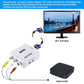 Mini AV2VGA Video Converter Convertor Box AV RCA CVBS to VGA Video Converter Conversor with 3.5mm Audio to PC HDTV Converter