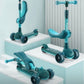 Scooters for Kids, Folding Scooters for Kids, Adjustable Height Scooter for Boys Girls, Kids Scooter with LED Lights and Built-in Music Player 2 in 1 Kick Scooter