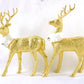 Golden Standing Deer Decor
