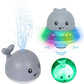2 in 1 Whale Induction Spray Water And UFO Car Toy