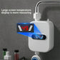 Mini Electric Tankless Water Heater with LED Temperature Display & Shower Head