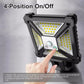 Load Shedding Solution - 81 LED Solar Sensor Light - Long lasting Battery