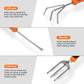 Piece Stainless Steel Heavy Duty Garden Tools Set - 7Pcs