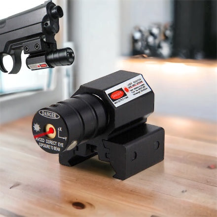 Tactical Red Dot Laser Sight Compact with Battery Adjustable 11/20mm Rail Mount Riflescope LED Flashlight for Hunting 20mm Rail Equipment