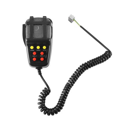 Car Alarm Horn 12V 100W 7 Siren Sounds Car Siren Vehicle Horn Mic PA Speaker System Loud Security Alarm