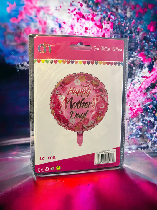 Happy Mothers Day Foil Helium Balloon