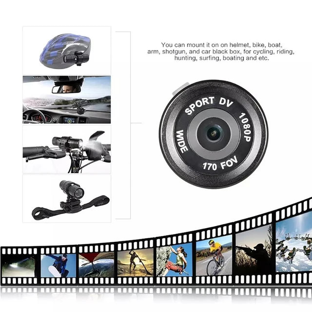 Rifle Hunting Action Dash Cam Waterproof Outdoor Wild Camera 170 FOV HD 1080P Gun Camera Traps Mini Camcorder Video Recorder