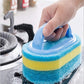Handle Design Random Color Cleaning Sponge