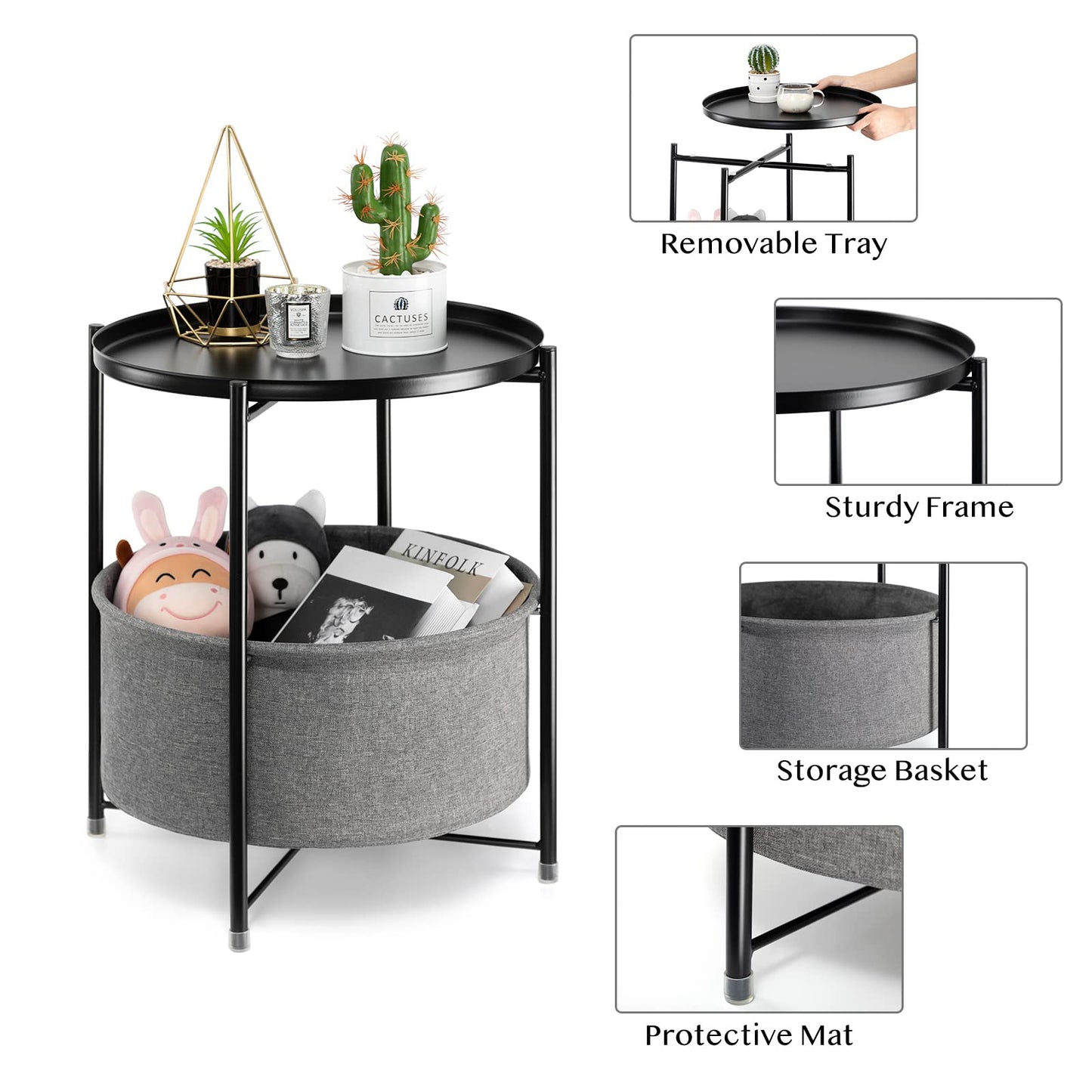 Trendy Round Side Table