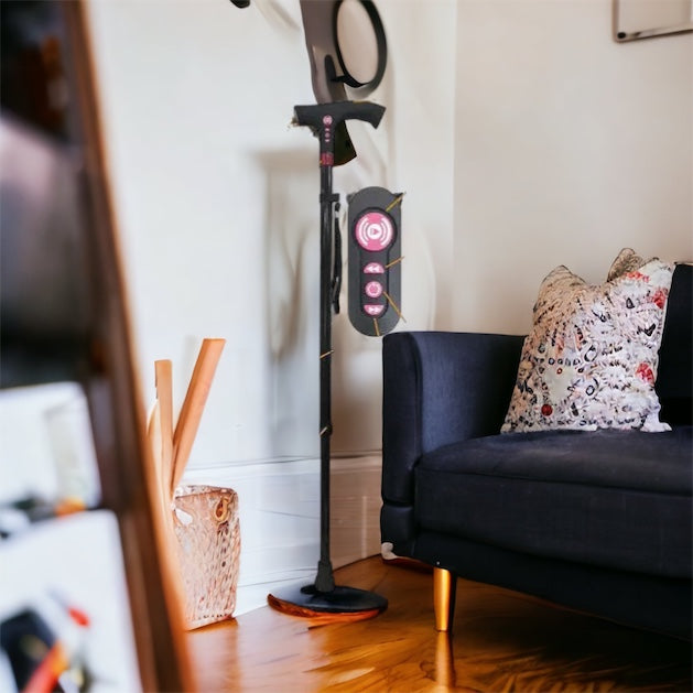 Multifunction Walking Stick- LED,FM Radio,Alarm…