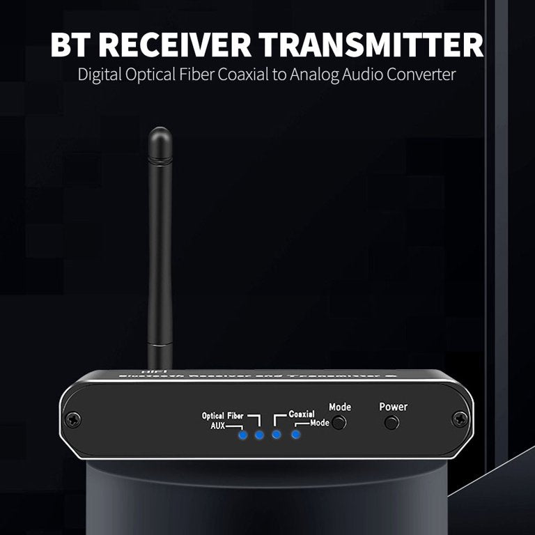 Bluetooth Receiver | Digital Optical Fiber Coaxial to Analog Audio Converter | Bluetooth 5.0 Chip HiFi Sound Quality