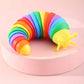 Toy Fidget Slug Sensory Flexible Desk Stress Relief Caterpillar Toy