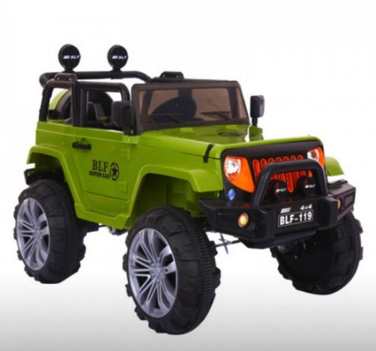 Keep Wrangler Style Large Kids Ride On Car 12v